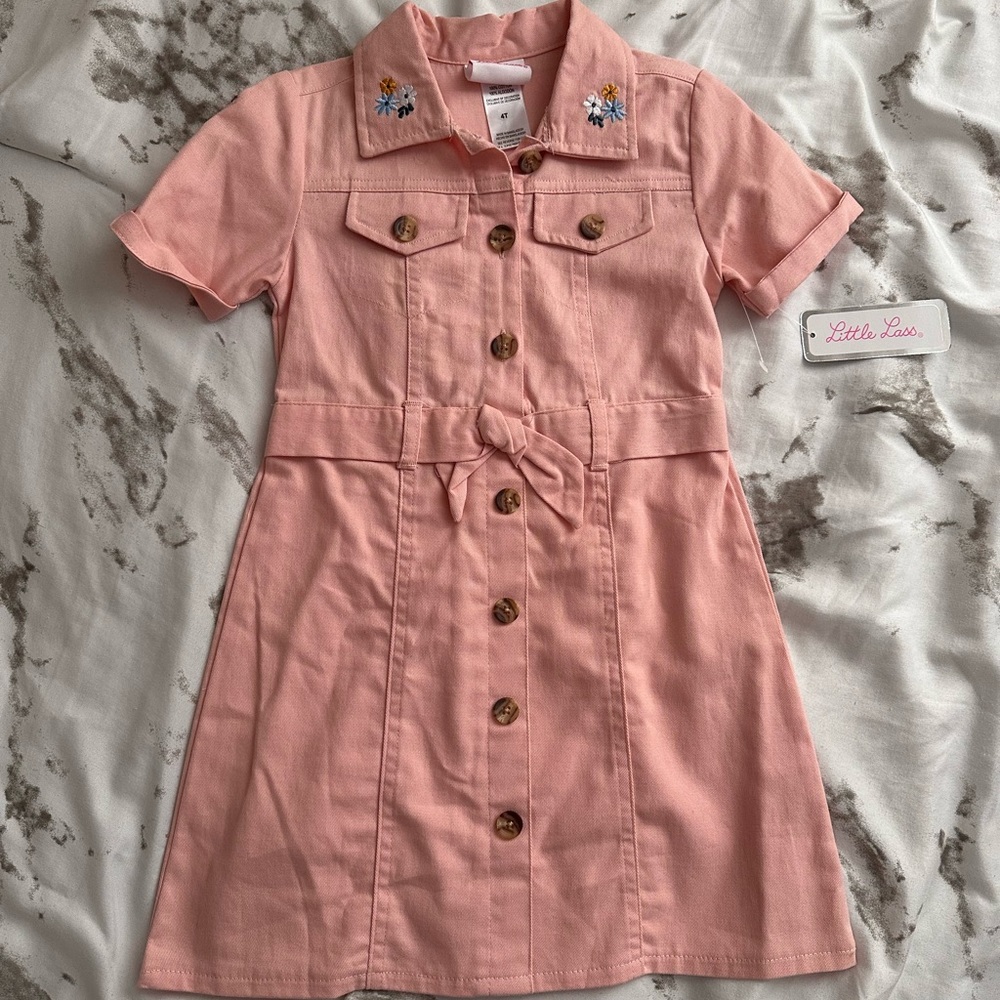 Little Lass Denim Dress
